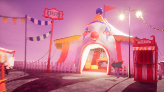 circus entry video shot