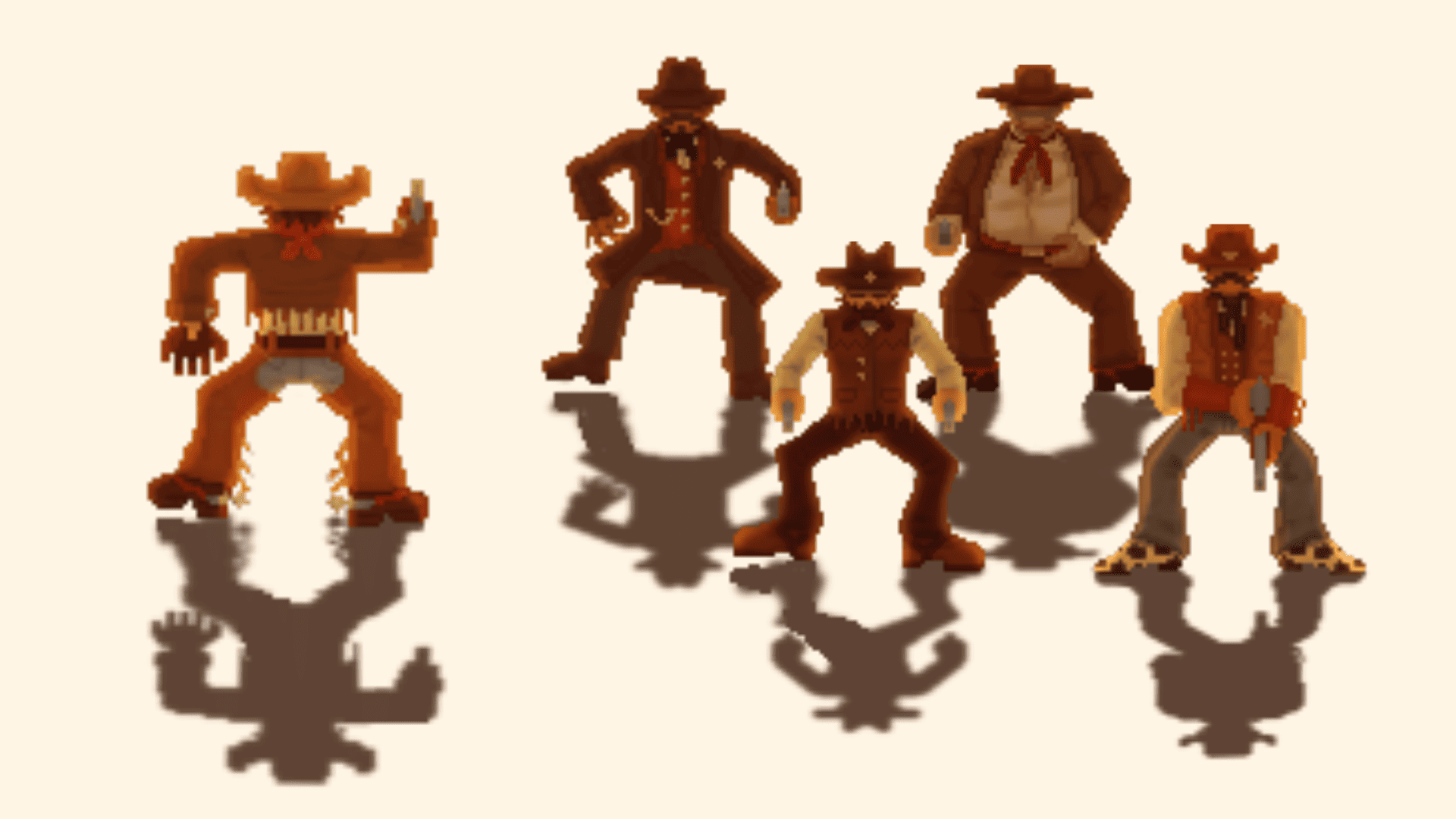final characters fro outlaw and 4 sheriffs