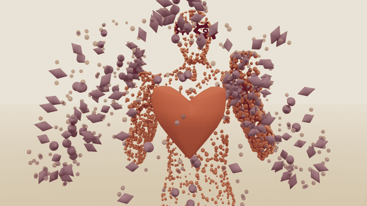 merging animation shot from harmony