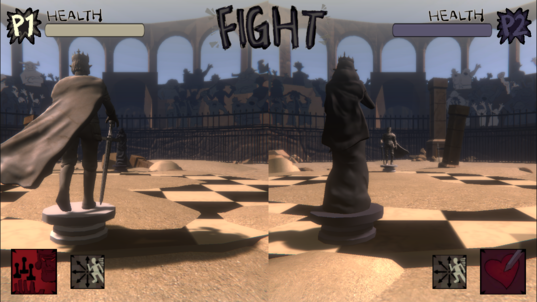 players preparing to fight in orcs gambit