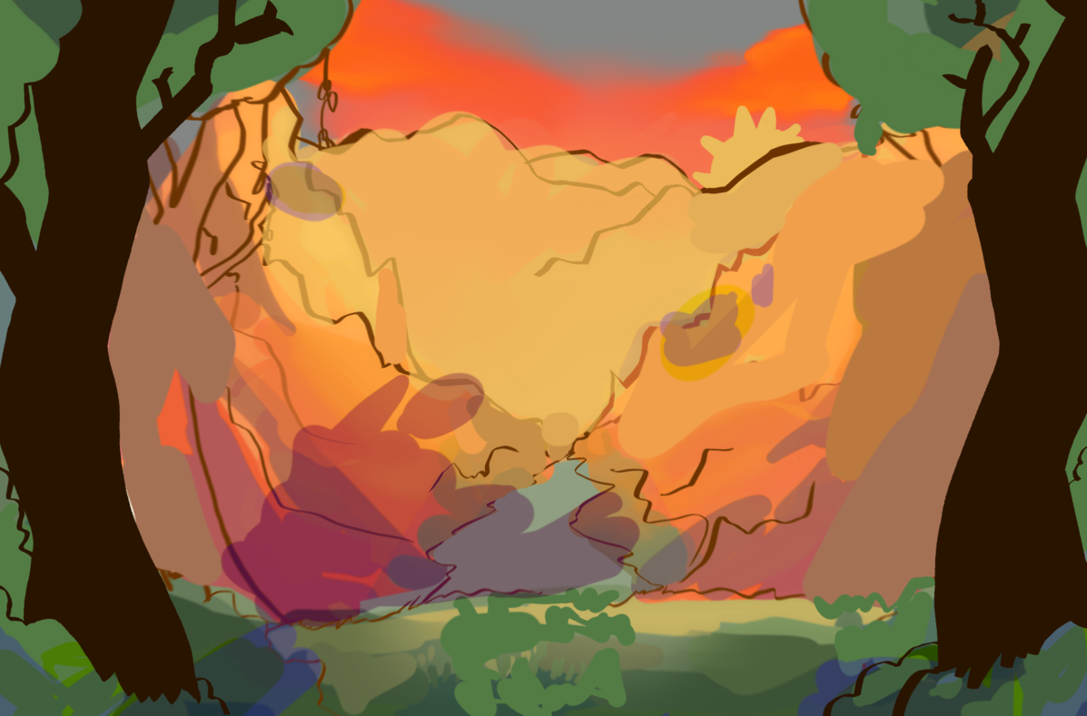 Gilgamesh Collage draft background