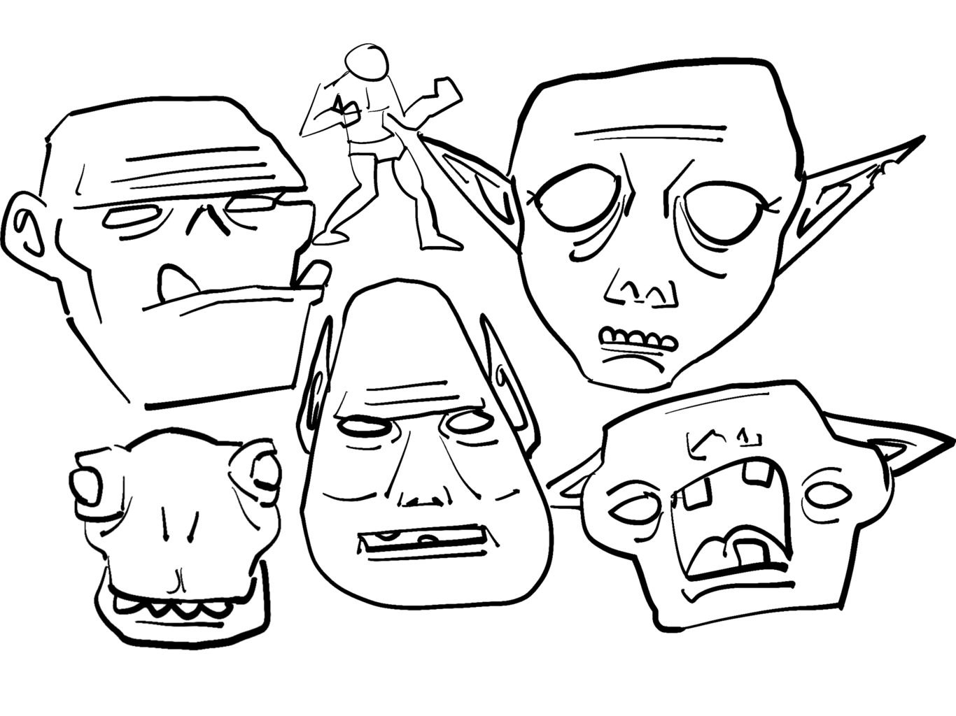 6 Character concepts for beast brawl