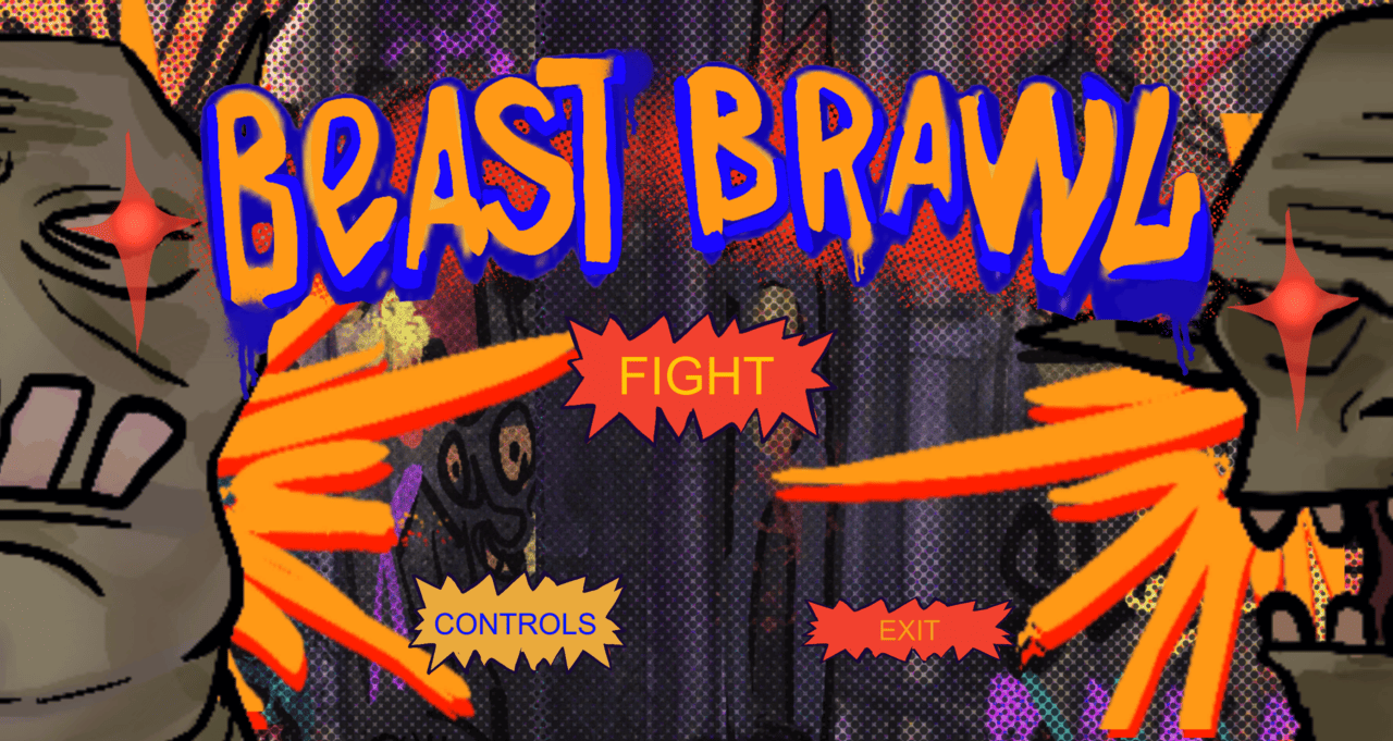 Title Menu screen of Beast brawl ingame