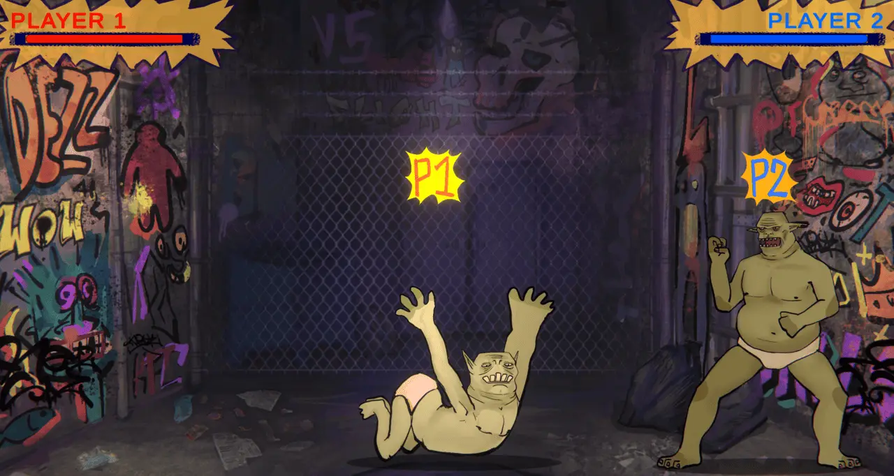 Beast Brawl Characters fighting ingame screenshot