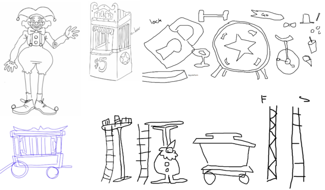 spatial design circus item concepts