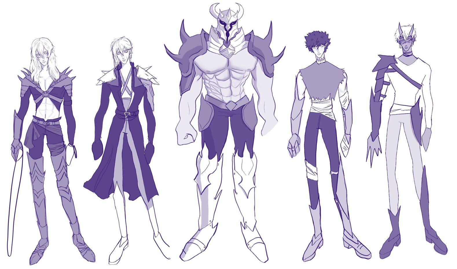 Soul crusher 5 Character original concepts