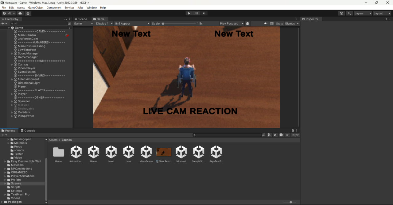 granny game in unity editor